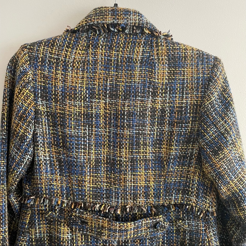 True Meaning Plaid Fringe Coat - Picture 6 of 9